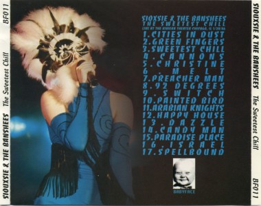 Siouxsie 86 05 24 Sweetest Chill Back Cover